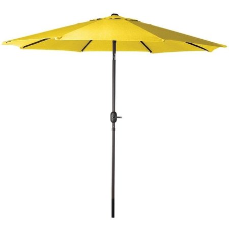 SEASONAL TRENDS Crank Umbrella, 929 in H, 1079 in W Canopy, 1079 in L Canopy, Round Canopy, Steel Frame 60038